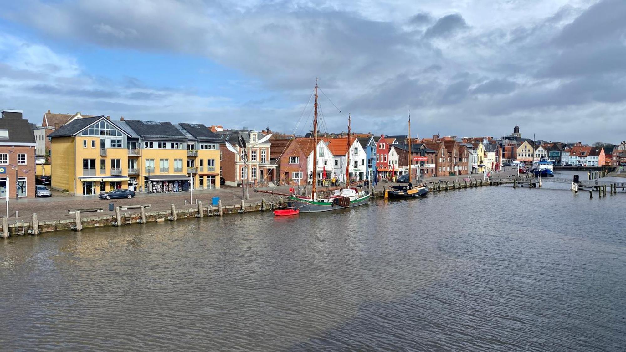 Simmerdeis Am Hafen Гузум Екстер'єр фото